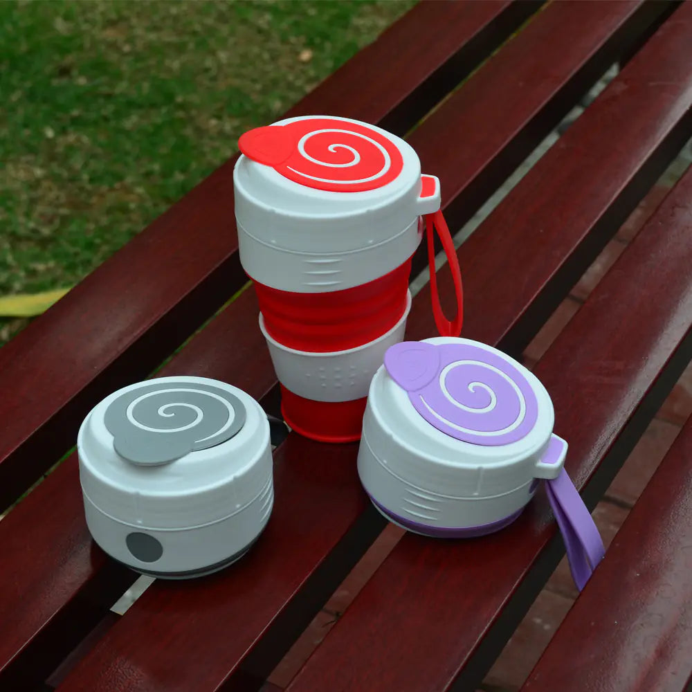 Portable Folding Silicone Cup for Outdoor Sports