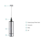 Electric Milk Frother and Handheld Mixer for Kitchen