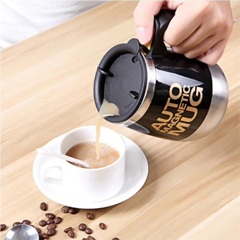 Automatic Self-Stirring Magnetic Mug - 304 Stainless Steel