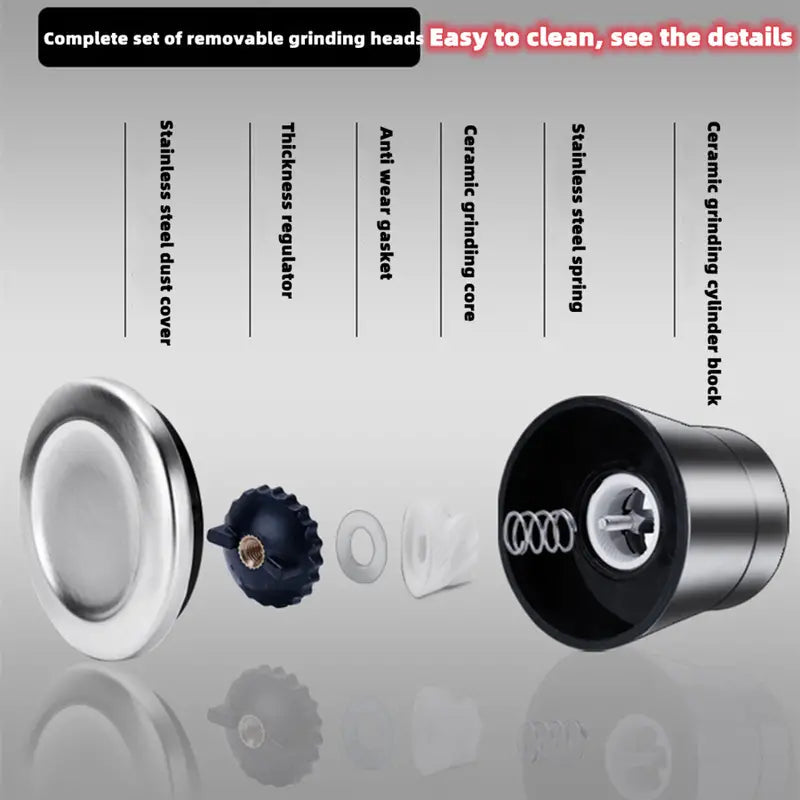 304 Stainless Steel Manual Pepper Grinder Kitchen Tool