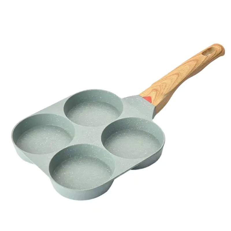 Four-Hole Non-Stick Egg Frying Pan for Breakfast