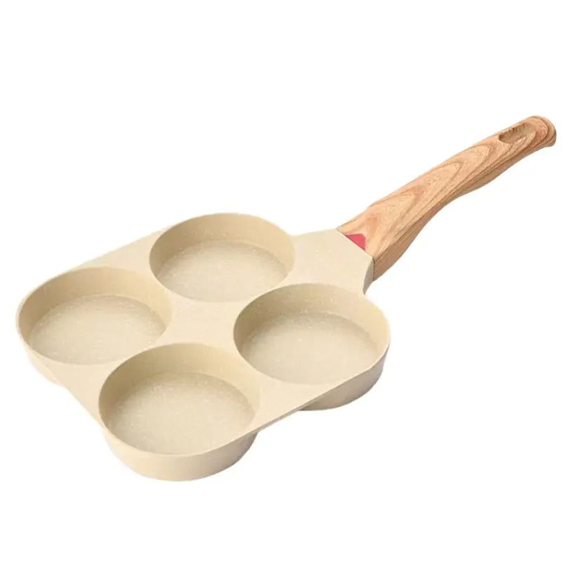 Four-Hole Non-Stick Egg Frying Pan for Breakfast