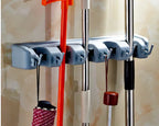Multifunctional Plastic Mop Hook and Broom Hanger