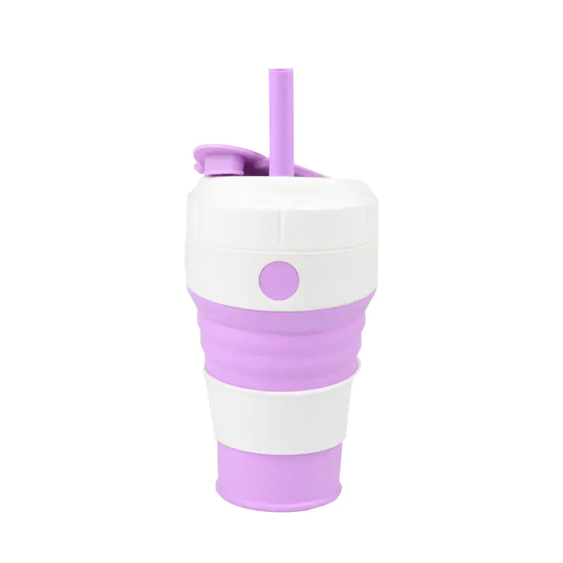 Portable Folding Silicone Cup for Outdoor Sports