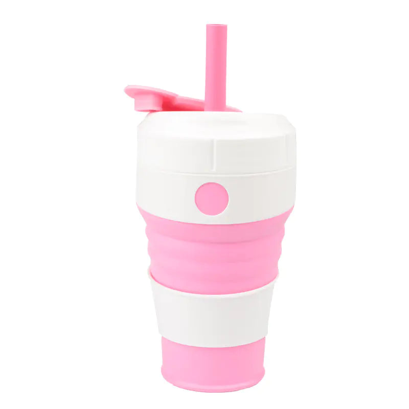 Portable Folding Silicone Cup for Outdoor Sports