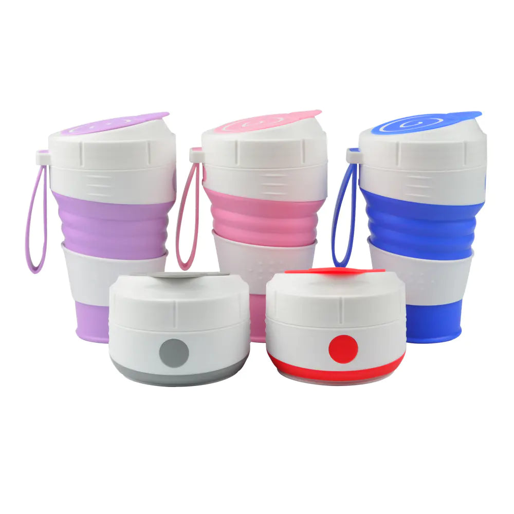 Portable Folding Silicone Cup for Outdoor Sports