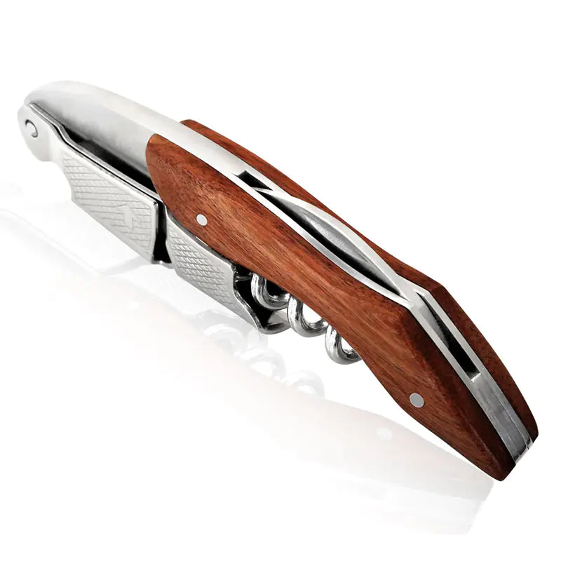 Professional Bottle Opener with Quality Wooden Handle