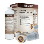 Keurig 3-Month Brewer Maintenance Kit Includes Descaling Solution Water Filter Cartridges & Rinse Pods Compatible Classic/1.0 & 2.0 K-Cup Coffee Makers 7 Count