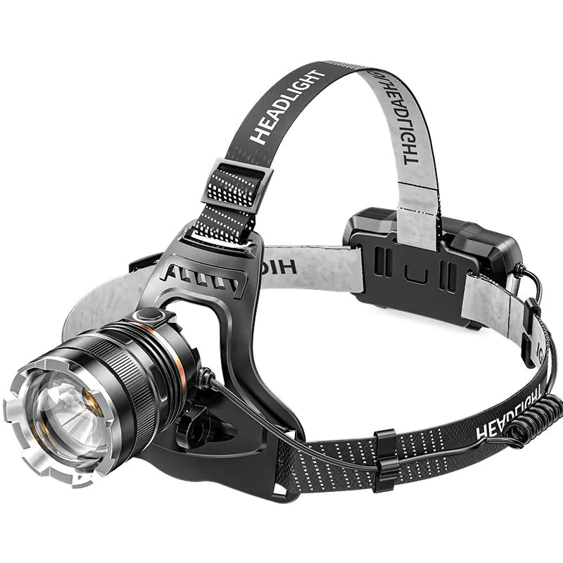 Outdoor LED Fishing Headlamp with Rechargeable Battery